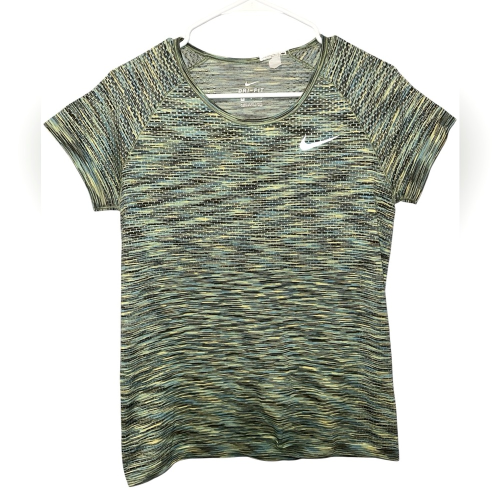 Nike Women's Dri-Fit Multicolor Short Sleeve Tee size M EUC‎